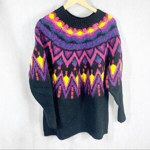 Zara Knit Wool blend oversized long sleeve sweater